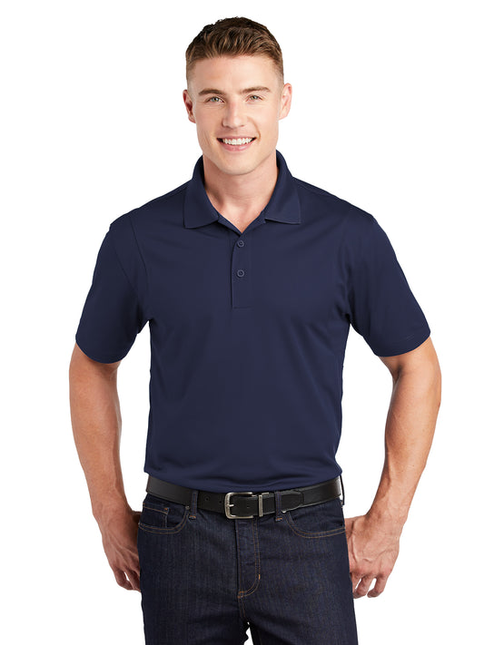 Men's Three-Button Micropique Polo