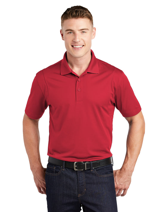 Men's Three-Button Micropique Polo