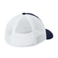 Moisture Wicking Stretch-Tek Mesh Back Cap - STC60 - True Navy/ White