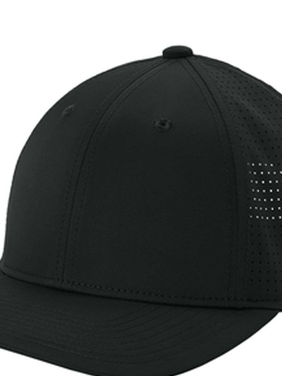 Moisture Wicking Pro-Cut Adjustable Cap - STC65 - Black