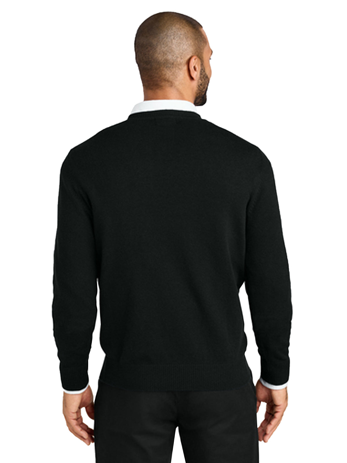 Men's Pocketless V-Neck Sweater