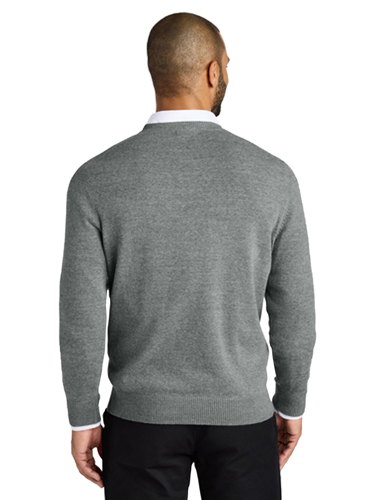 Men's Pocketless V-Neck Sweater