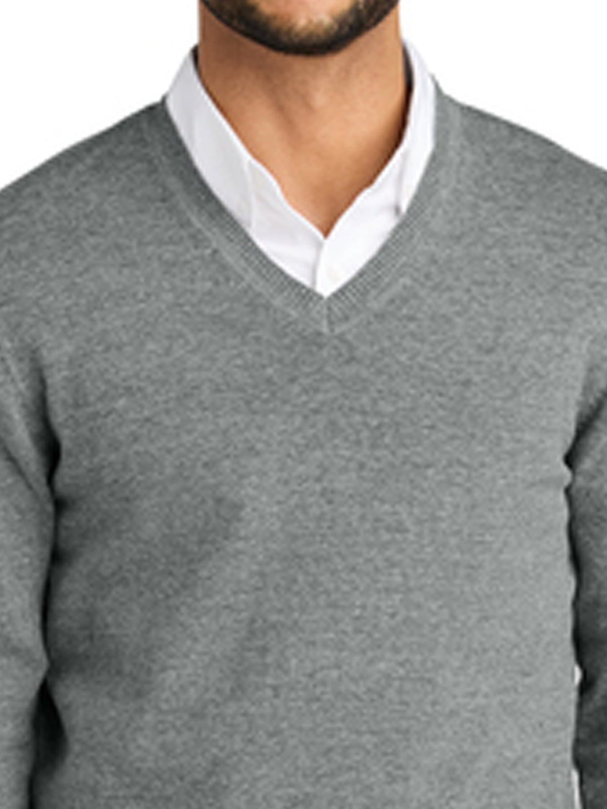 Men's Pocketless V-Neck Sweater