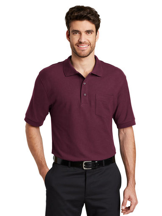 Men's Tall Silk Touch™ Polo with Pocket