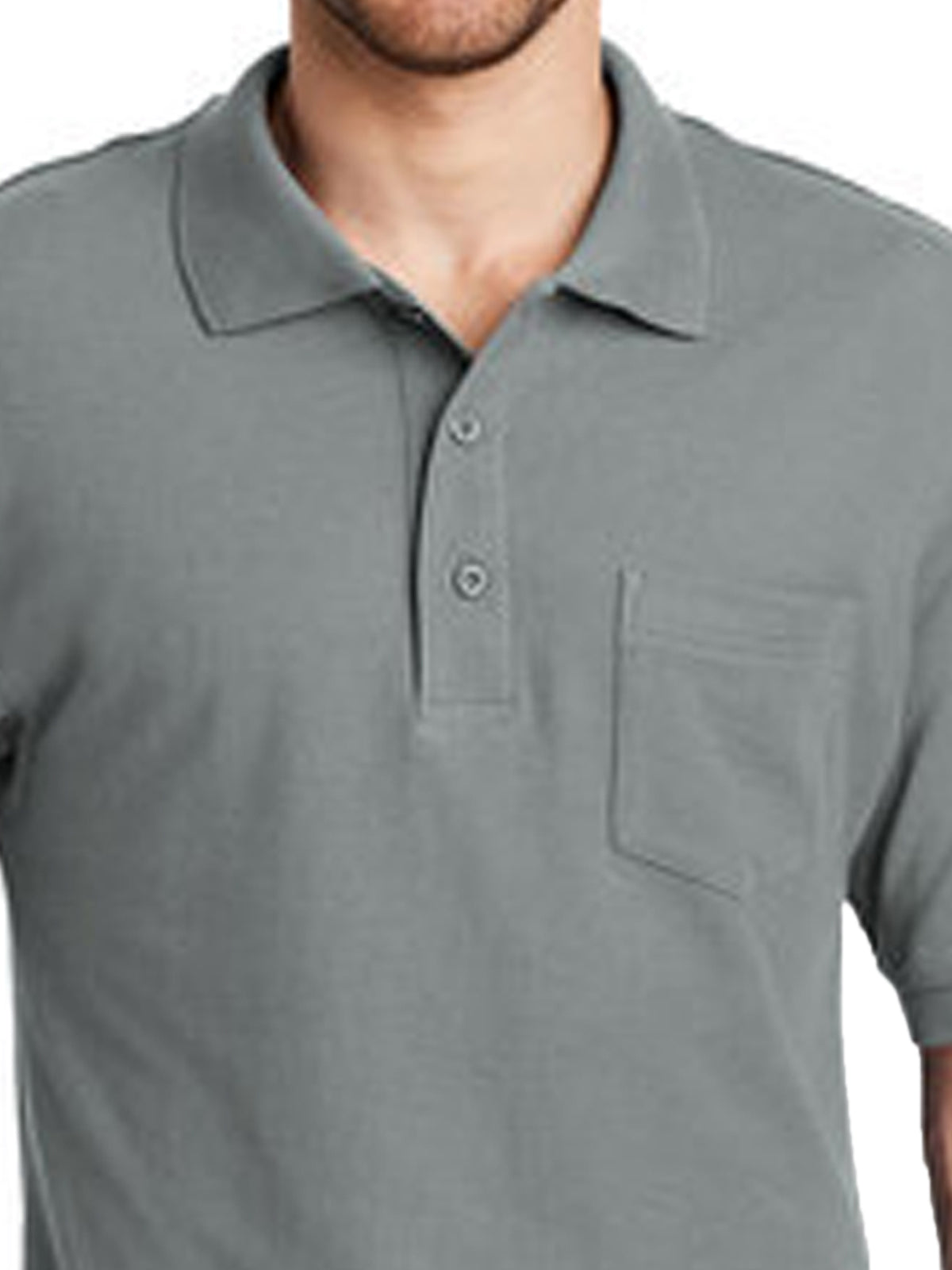 Men's Tall Silk Touch™ Polo with Pocket