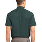Men's Tall Short Sleeve Easy Care Shirt - TLS508 - Dark Green/Navy
