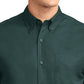 Men's Tall Short Sleeve Easy Care Shirt - TLS508 - Dark Green/Navy