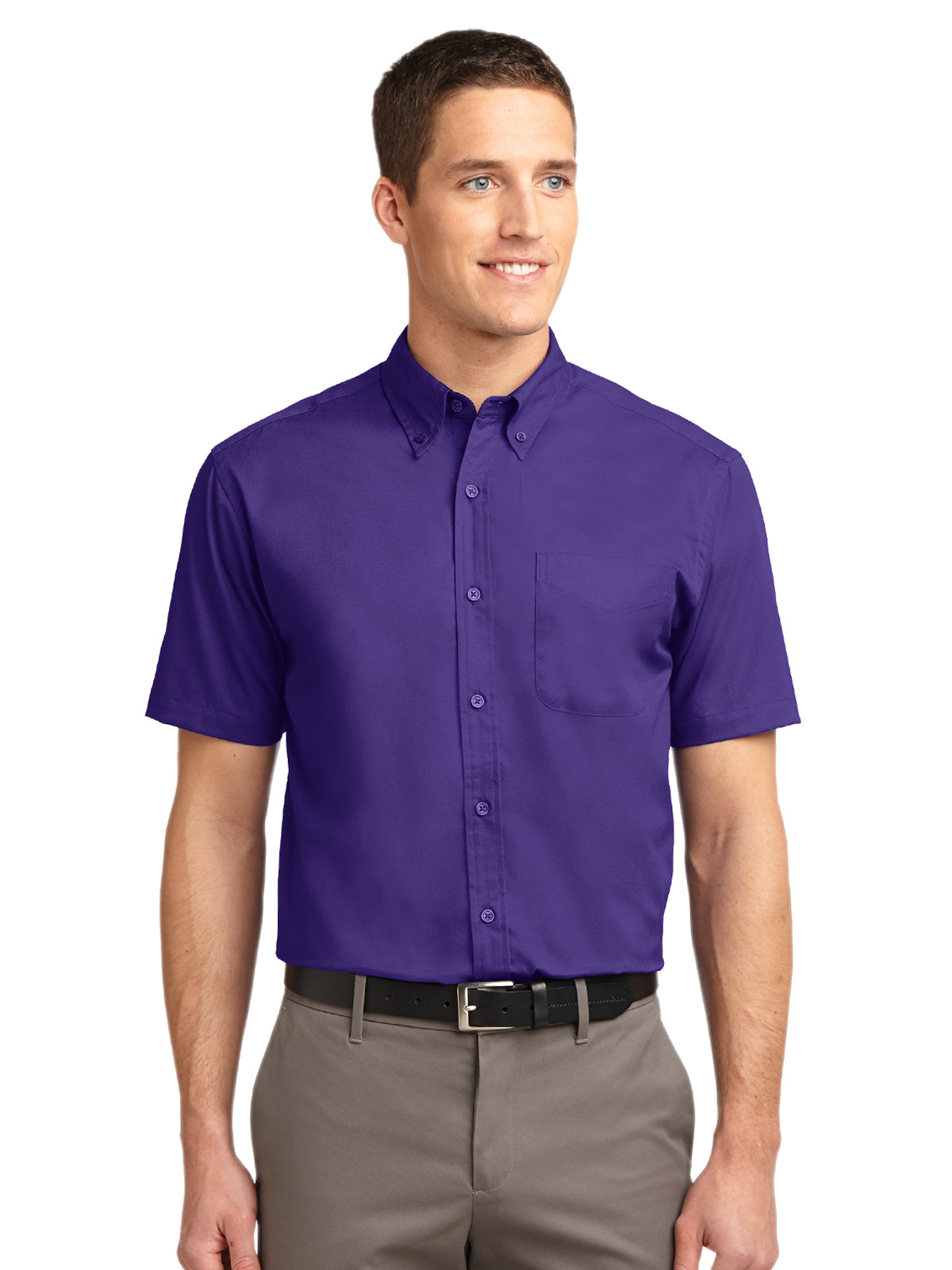 Men's Tall Short Sleeve Easy Care Shirt