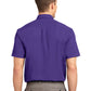 Men's Tall Short Sleeve Easy Care Shirt - TLS508 - Purple/Light Stone