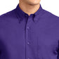 Men's Tall Short Sleeve Easy Care Shirt - TLS508 - Purple/Light Stone