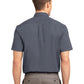 Men's Tall Short Sleeve Easy Care Shirt - TLS508 - Steel Grey/Light Stone