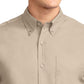 Men's Tall Short Sleeve Easy Care Shirt - TLS508 - Stone