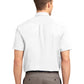 Men's Tall Short Sleeve Easy Care Shirt - TLS508 - White/Light Stone