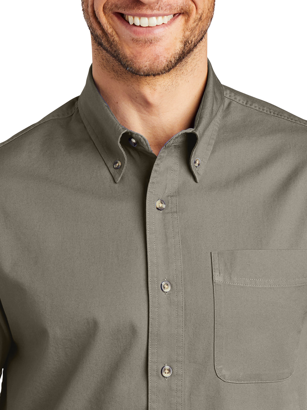 Men's Tall Long Sleeve Twill Shirt