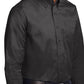 Unisex Tall Long Sleeve Easy Care Shirt - TLS608 - Black/Light Stone