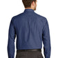 Men's Tall Crosshatch Easy Care Shirt - TLS640 - Deep Blue