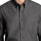 Men's Tall Crosshatch Easy Care Shirt - TLS640 - Soft Black