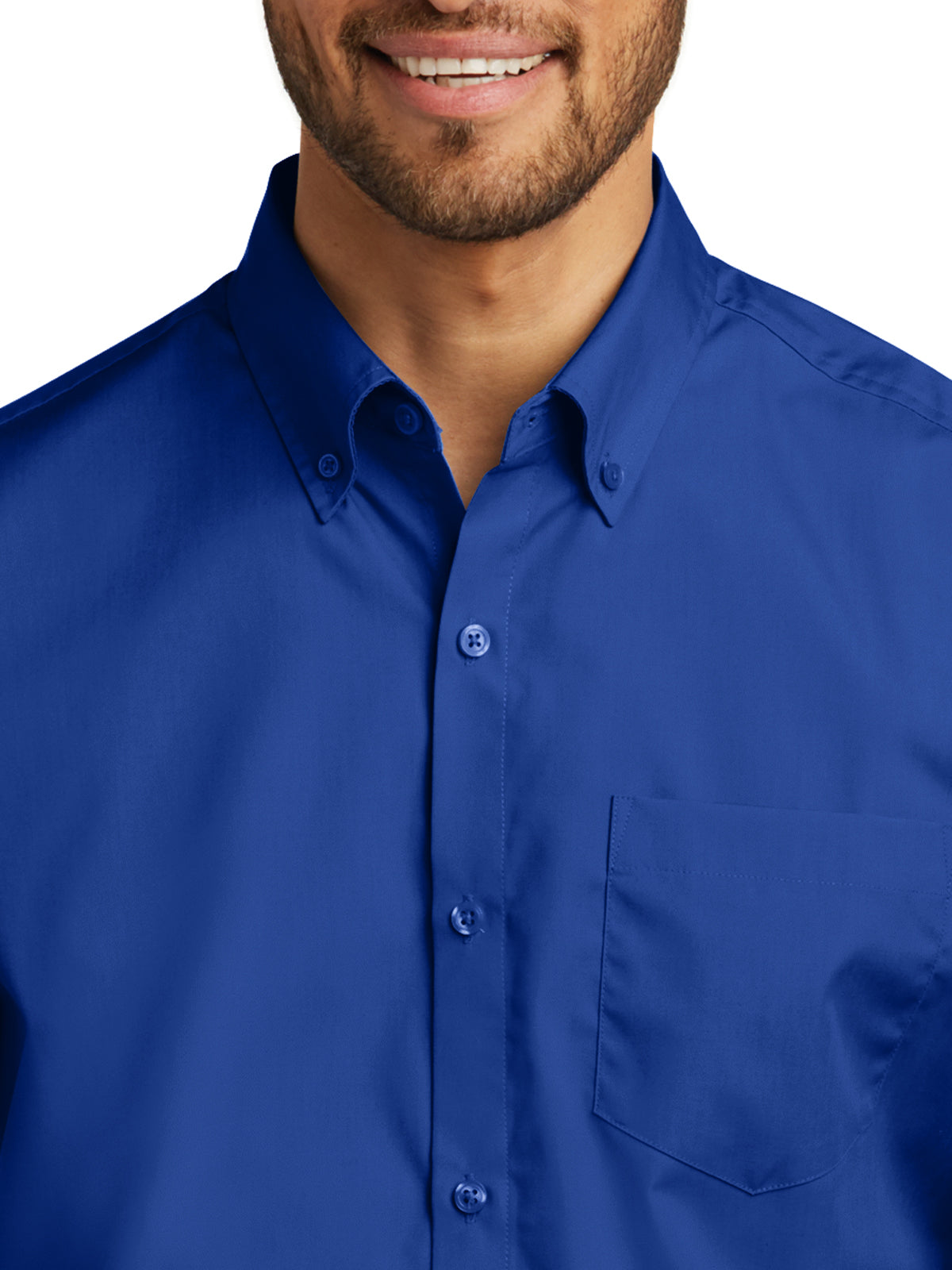 Men's Long Sleeve Poplin Shirt