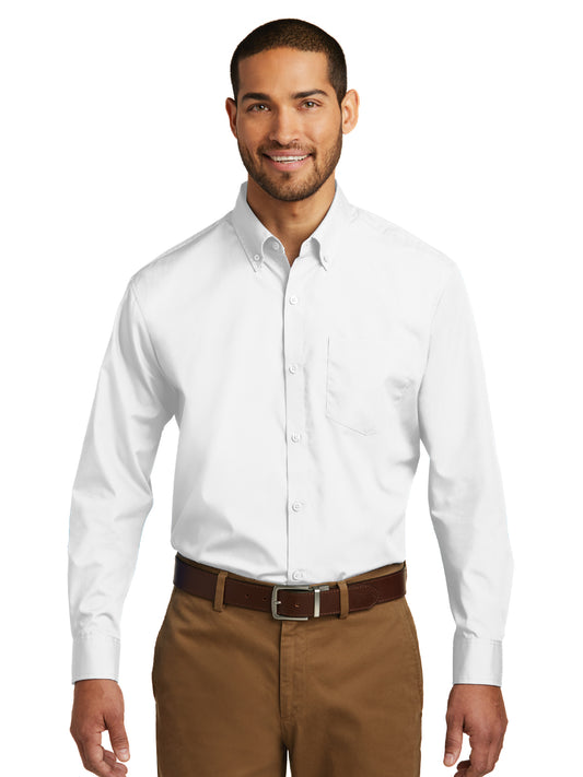 Men's Long Sleeve Poplin Shirt