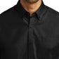 Men's Short Sleeve Poplin Shirt - W101 - Deep Black