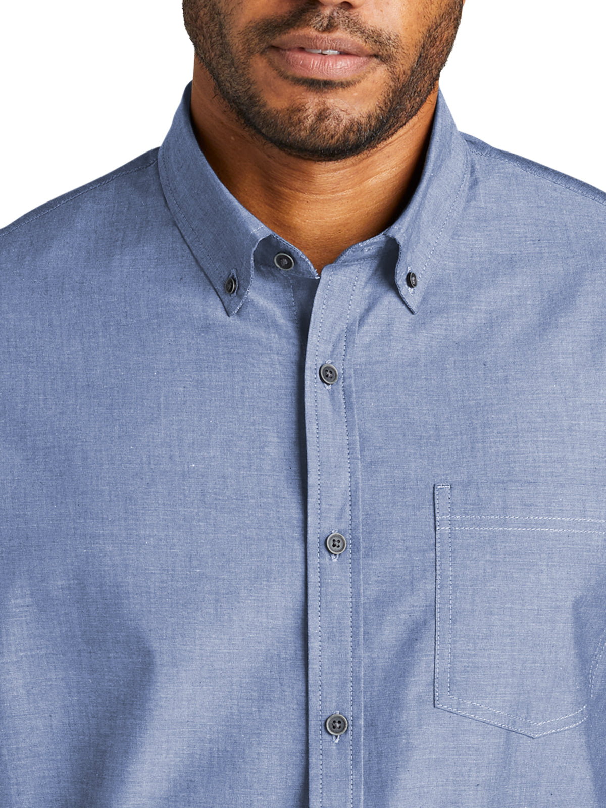 Men's Long Sleeve Chambray Shirt