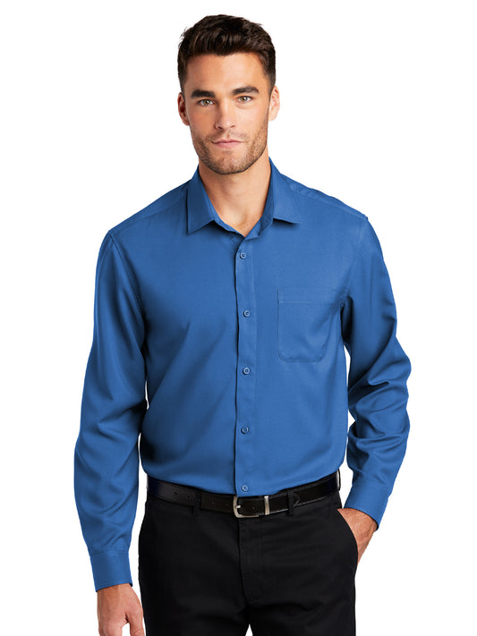 Men's Long Sleeve Button Up Performance Shirt