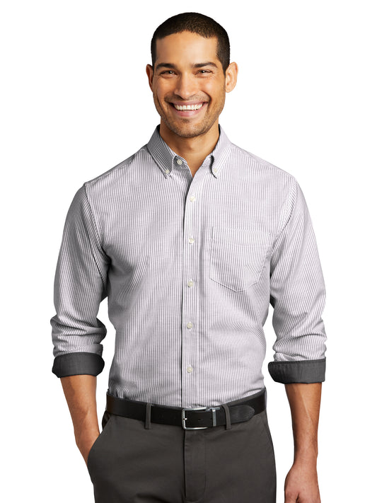 Men's SuperPro Oxford Stripe Shirt