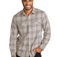 Men's Long Sleeve Ombre Plaid Shirt