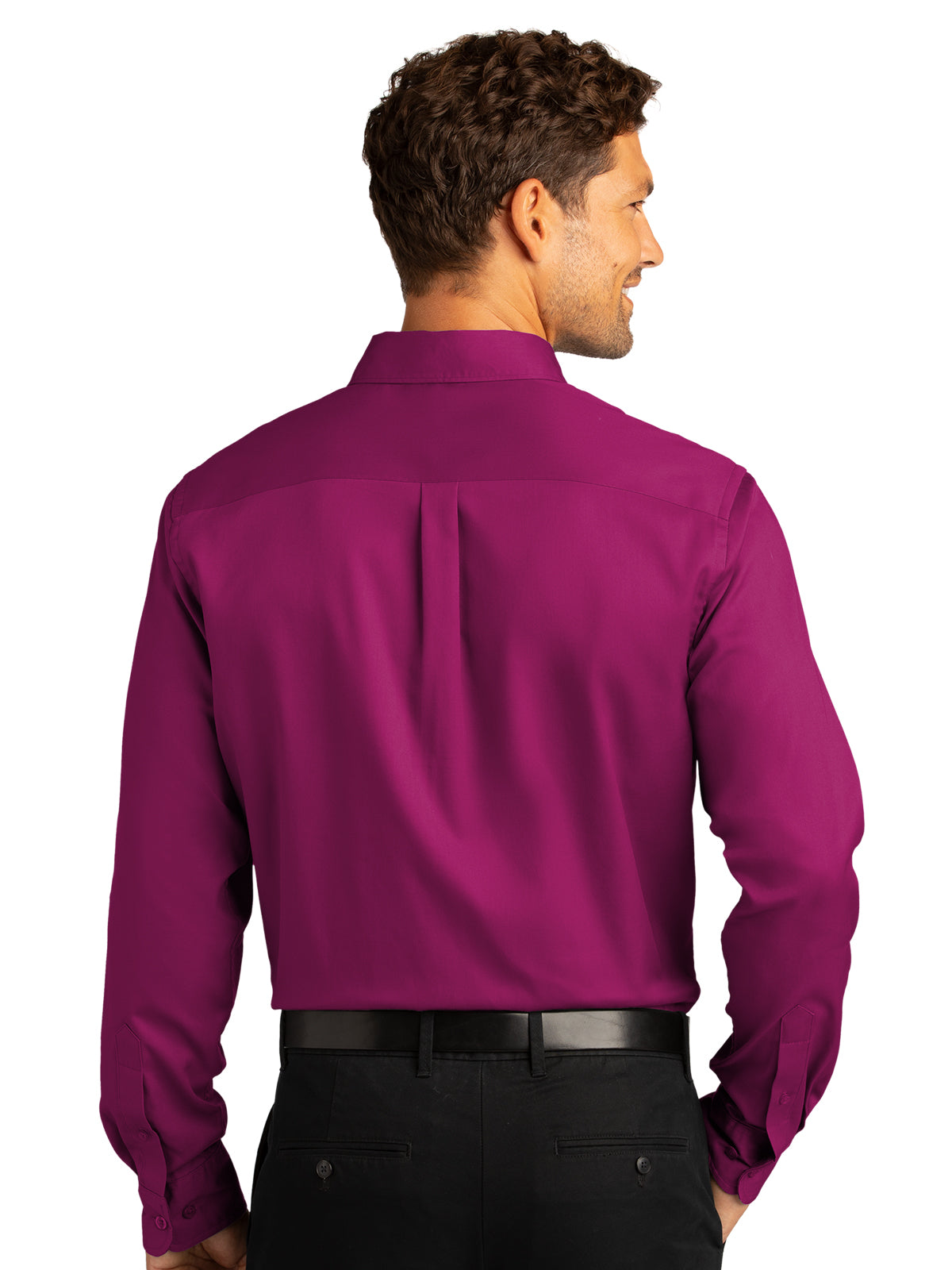 Men's Long Sleeve Button Up Performance Shirt