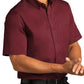 Men's Short Sleeve Button Up Shirt - W809 - Burgundy