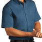 Men's Short Sleeve Button Up Shirt - W809 - Regatta Blue