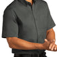 Men's Short Sleeve Button Up Shirt - W809 - Storm Grey