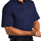 Men's Short Sleeve Button Up Shirt - W809 - True Navy