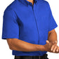 Men's Short Sleeve Button Up Shirt - W809 - True Royal