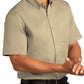 Men's Short Sleeve Button Up Shirt - W809 - Wheat