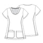 Women's Shaped V-Neck Top