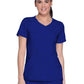 Women's 4-Pocket Mock Wrap Scrub Top