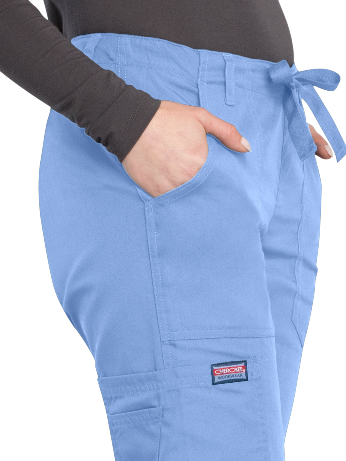 Women's 4-Pocket Drawstring Cargo Pant