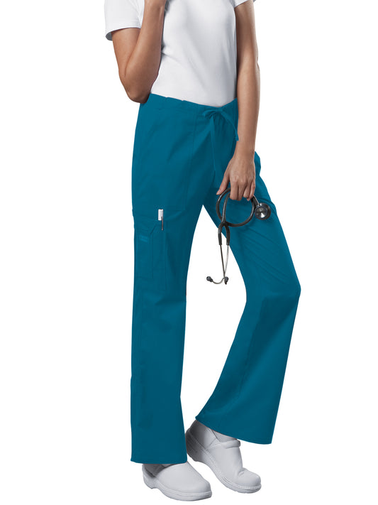 Women's Mid Rise Drawstring Cargo Pant