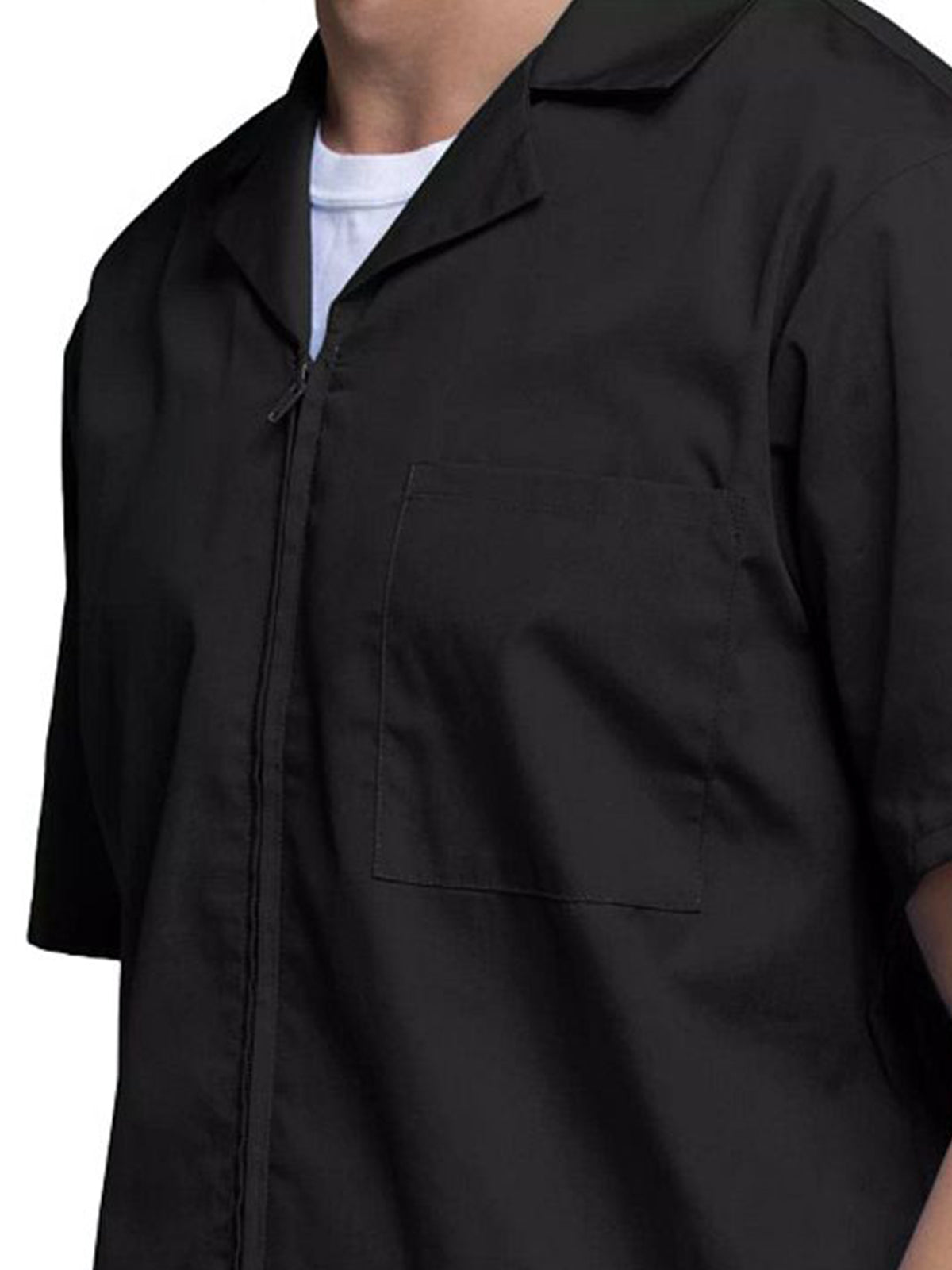 Men's Zip Front Scrub Jacket