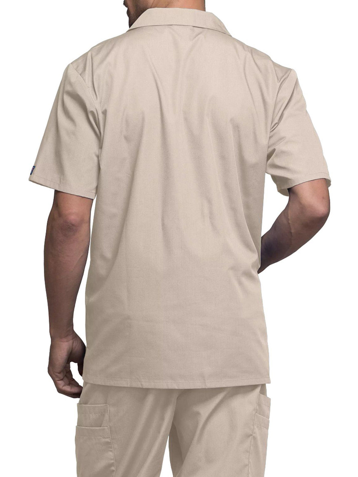 Men's Zip Front Scrub Jacket