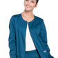 Women's 3-Pocket Zip Front Scrub Jacket