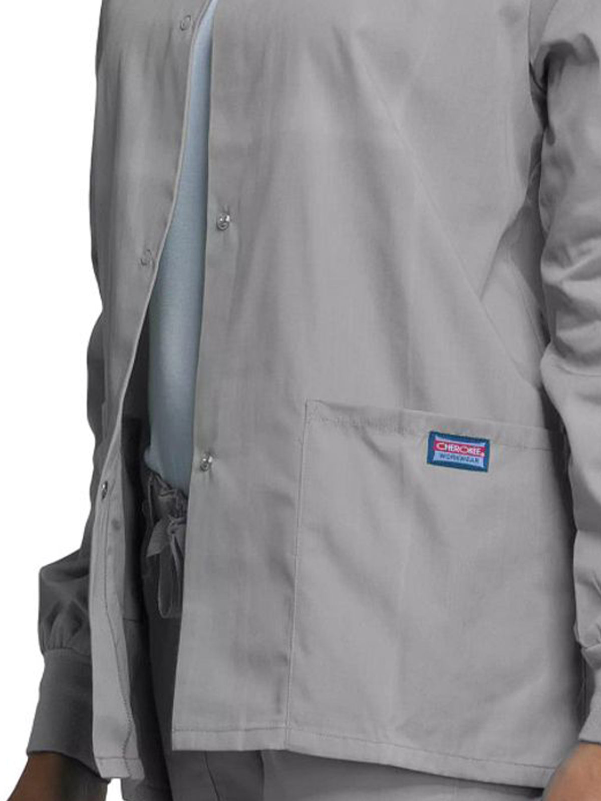 Women's Snap Front Scrub Jacket