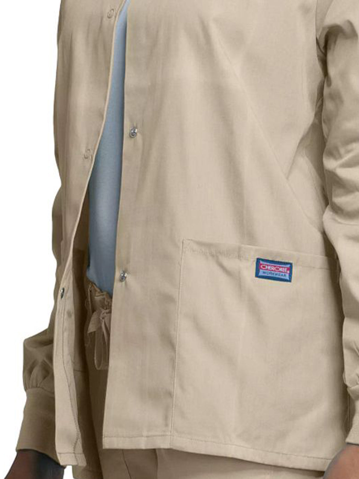 Women's Snap Front Scrub Jacket