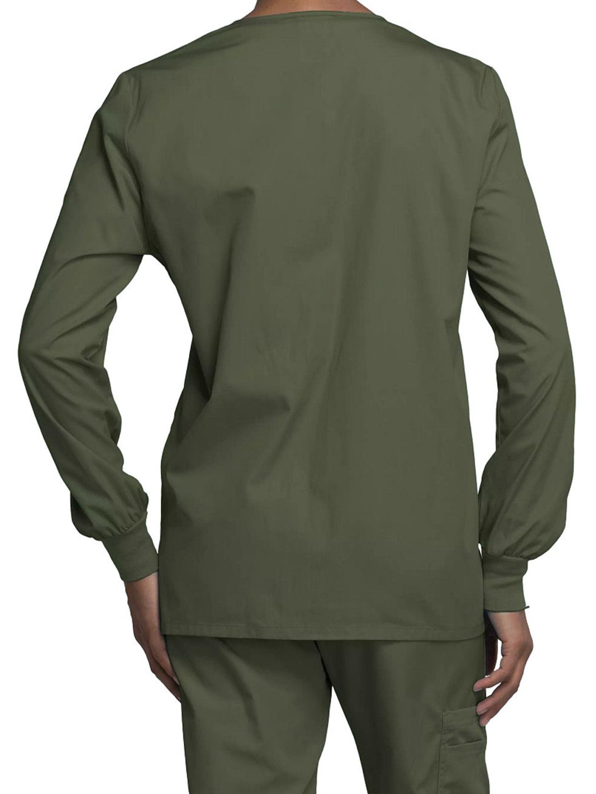 Women's Snap Front Scrub Jacket