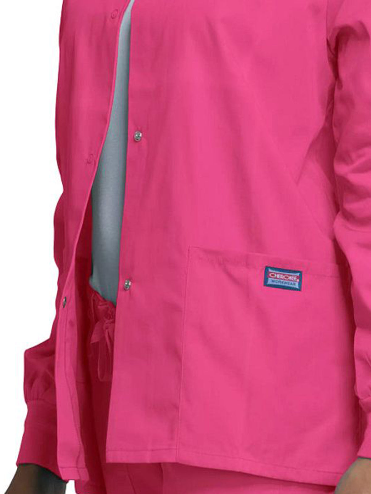 Women's Snap Front Scrub Jacket