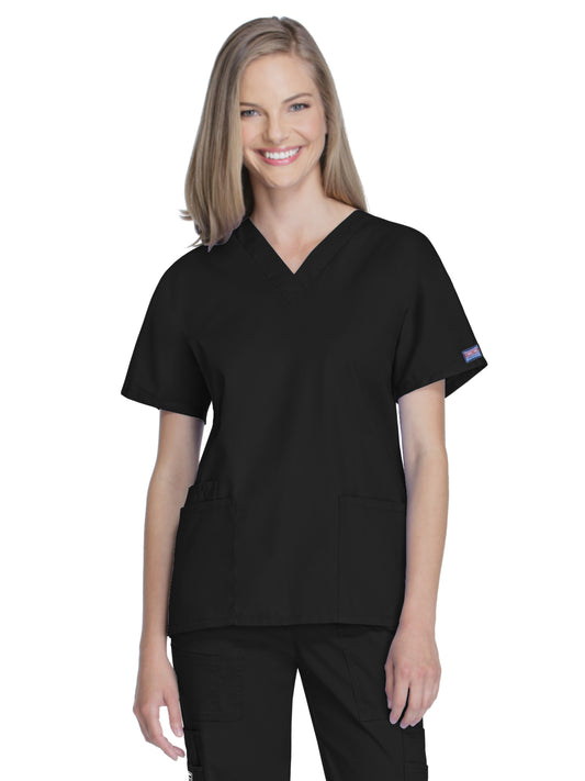 Women's 2-Pocket V-Neck Scrub Top