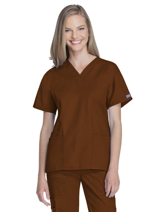 Women's 2-Pocket V-Neck Top