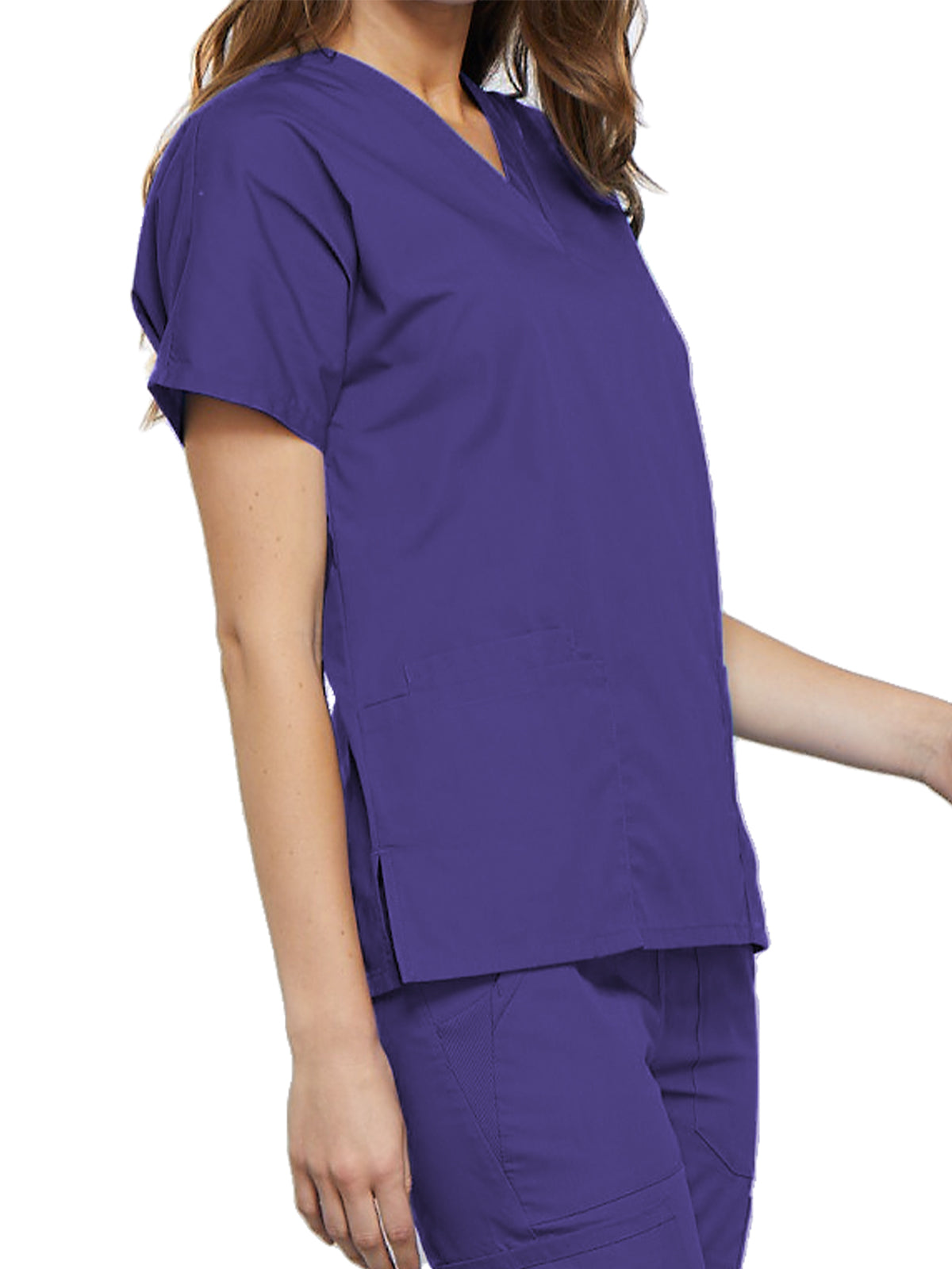 Women's 2-Pocket V-Neck Scrub Top