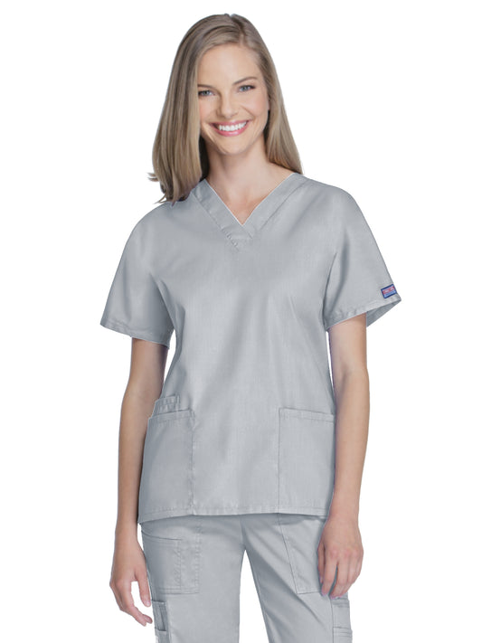 Women's 2-Pocket V-Neck Scrub Top